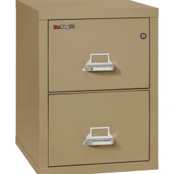 Two Drawer Fireproof Letter Size Vertical File - 25