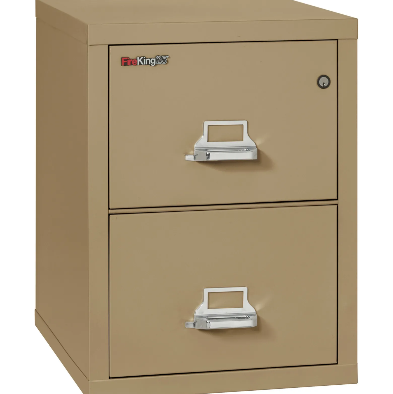 Two Drawer Fireproof Letter Size Vertical File - 25"D