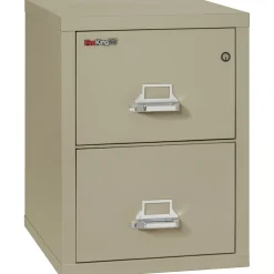 Two Drawer Fireproof Letter Size Vertical File - 25