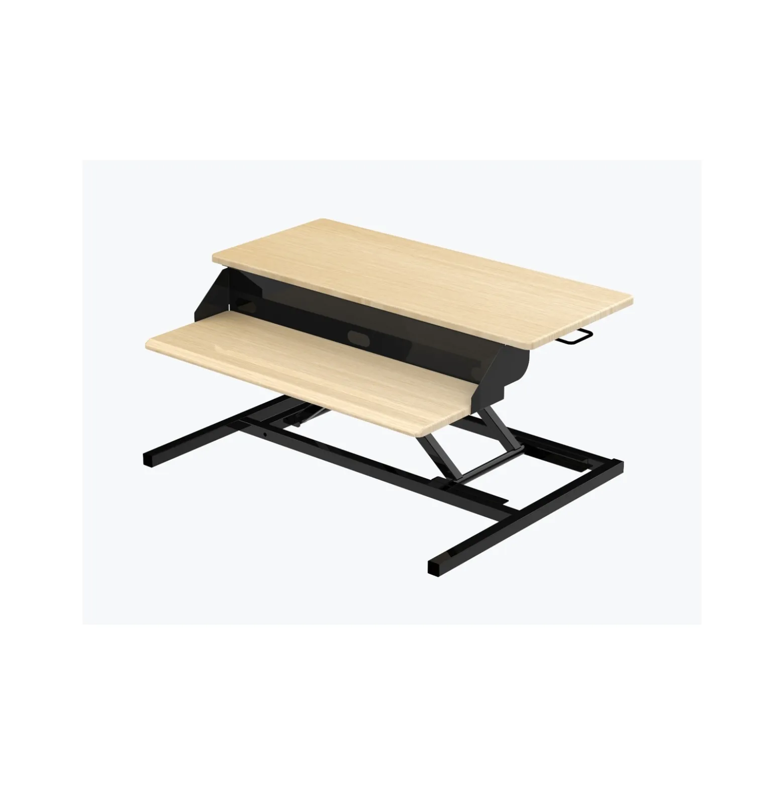 Two-Tier Pneumatic Standing Desk Converter