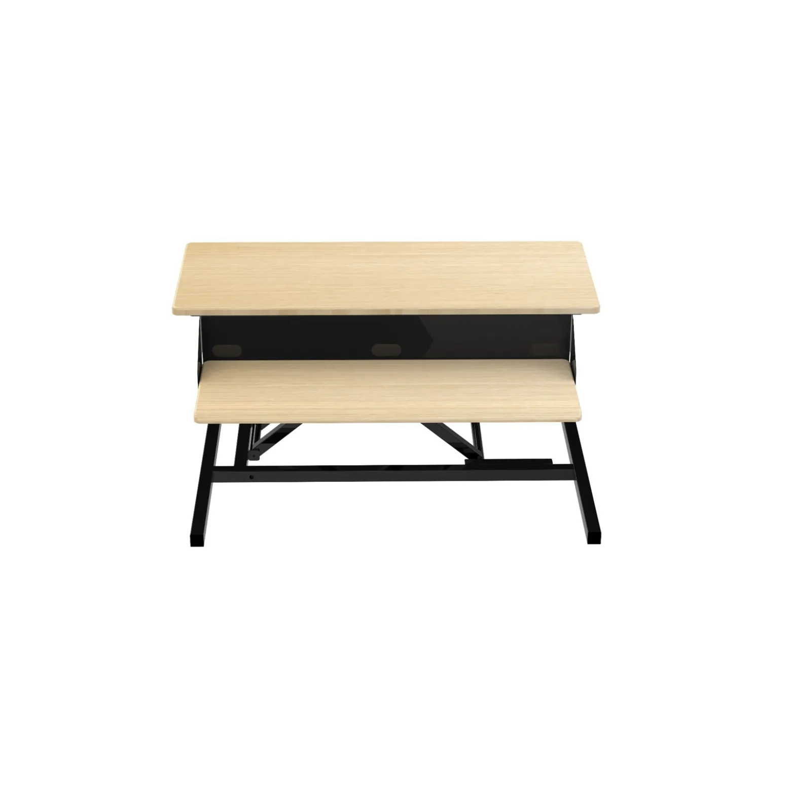 Two-Tier Pneumatic Standing Desk Converter