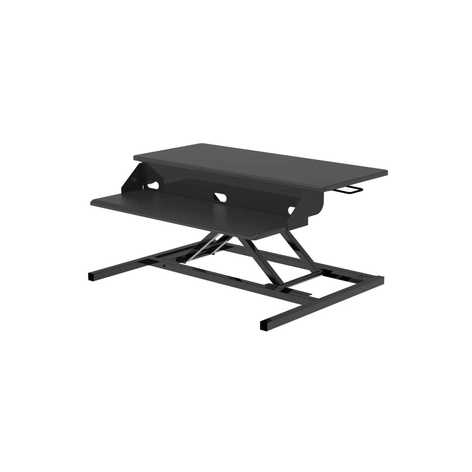 Two-Tier Pneumatic Standing Desk Converter