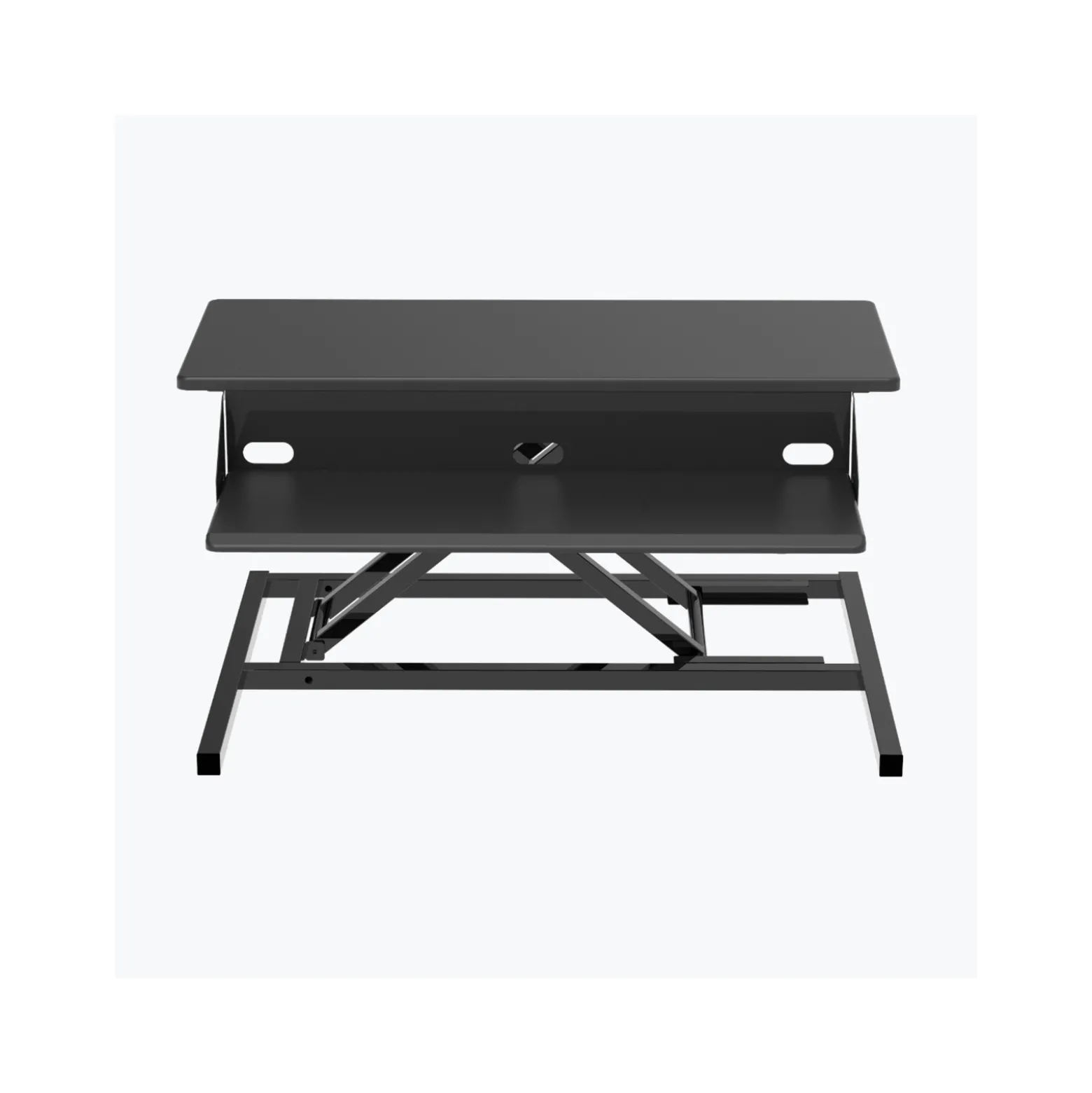 Two-Tier Pneumatic Standing Desk Converter