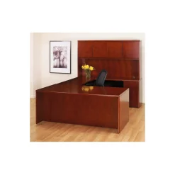 U-Desk with Bow Top and Hutch