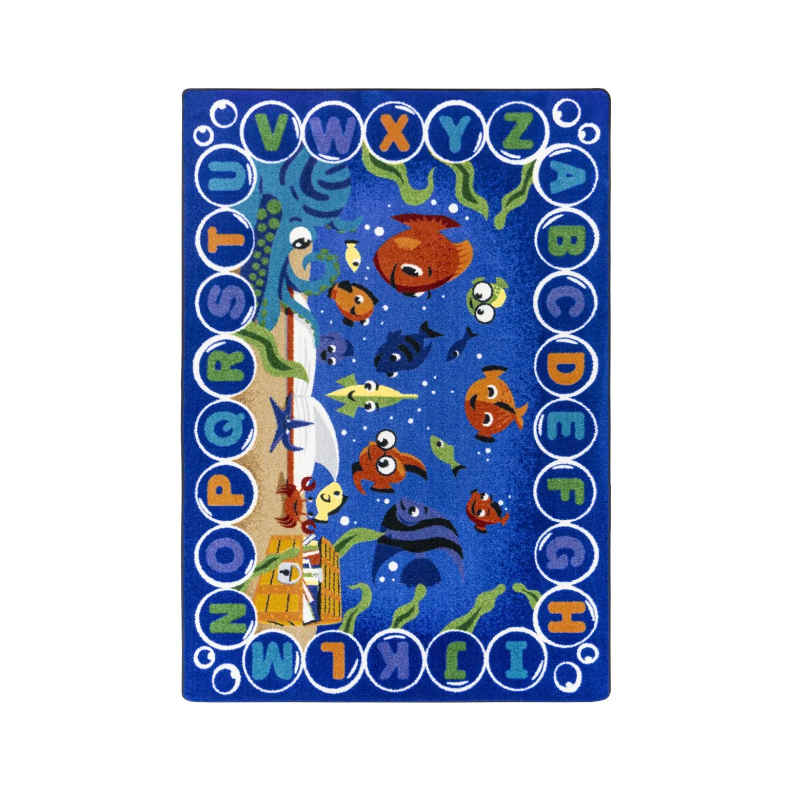 Underwater Readers 7'8" x 10'9" Area Rug