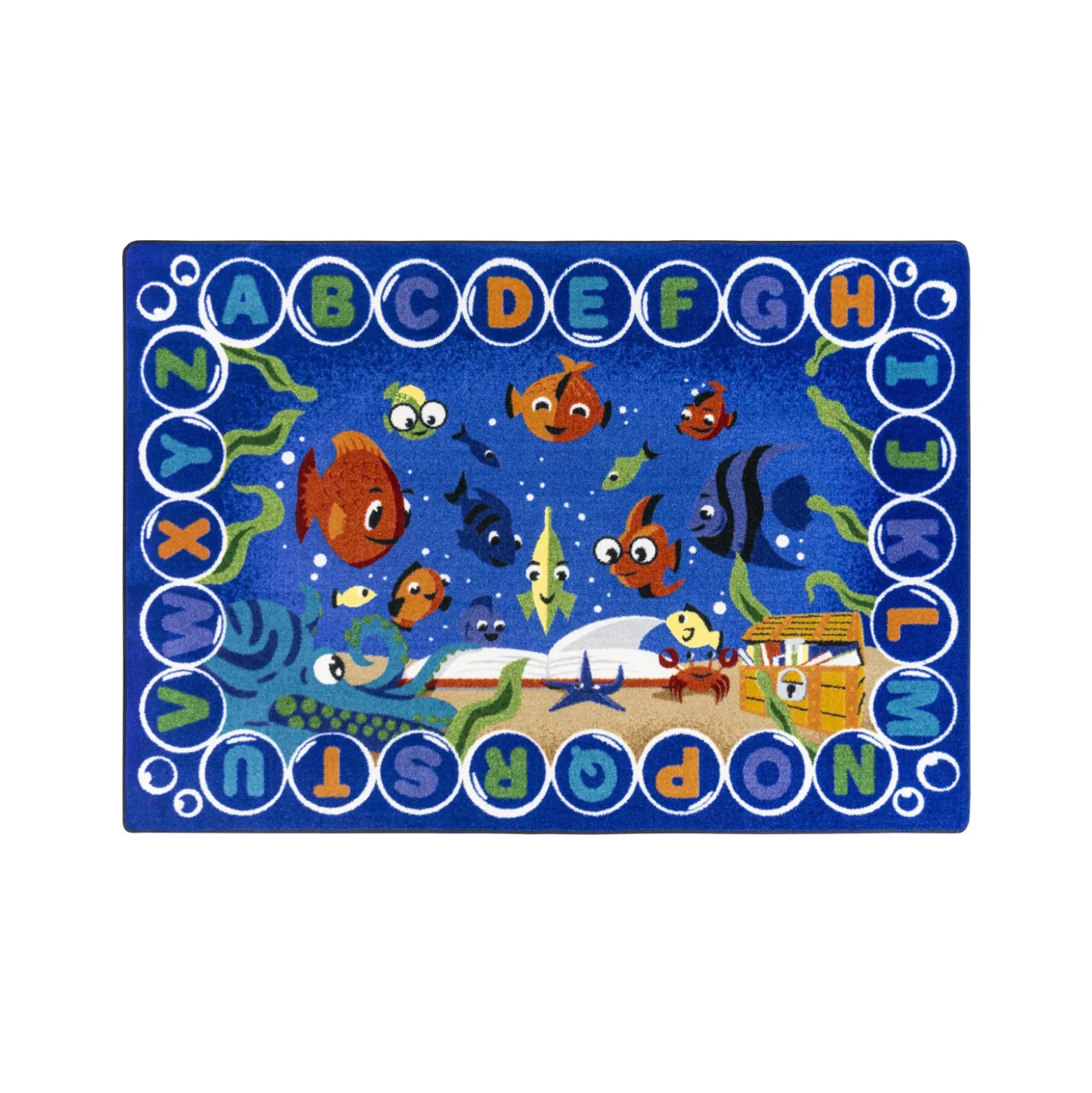 Underwater Readers 7'8" x 10'9" Area Rug