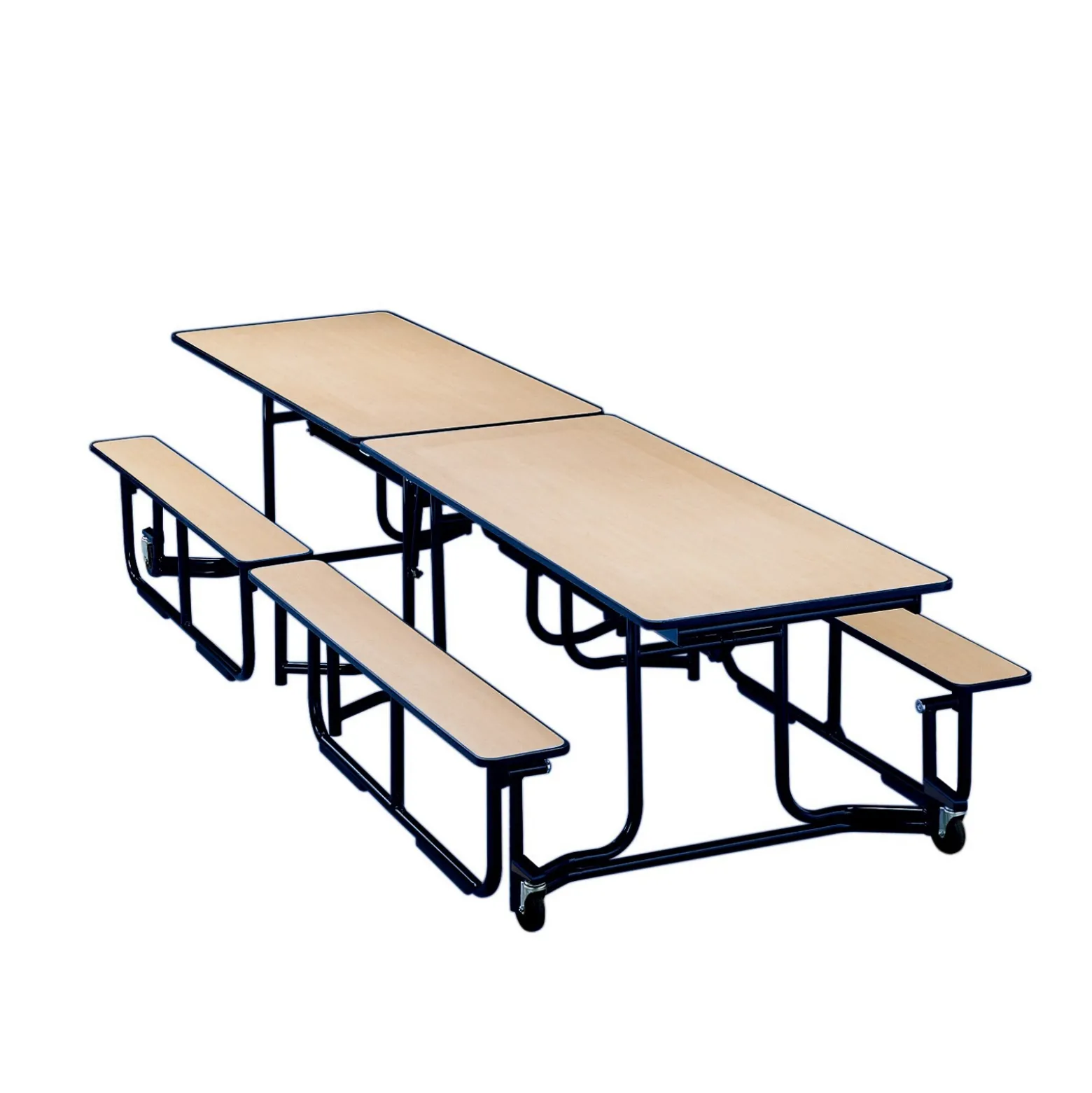 Uniframe Cafeteria Table with Bench Seating - 10'