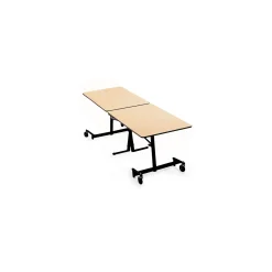 Uniframe Rectangular Folding Cafeteria Table w/ Chrome Frame - 120"Wx30"D