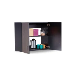 Upper Wall Mounted Two Door Storage Cabinet