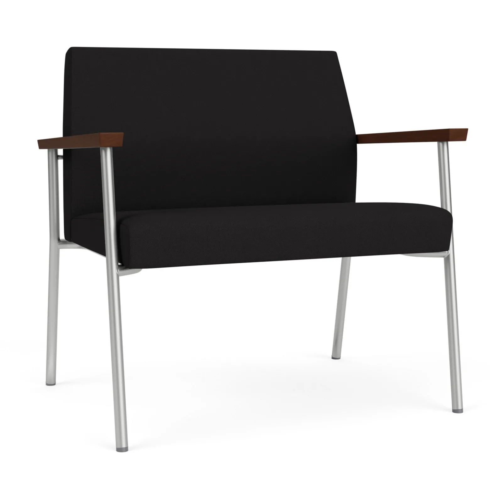 Uptown Bariatric Guest Chair with Solid Fabric Upholstery