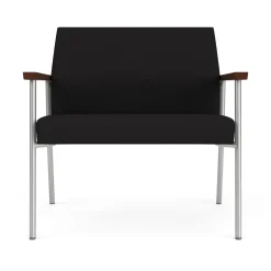 Uptown Bariatric Guest Chair with Solid Fabric Upholstery