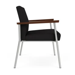 Uptown Bariatric Guest Chair with Solid Fabric Upholstery