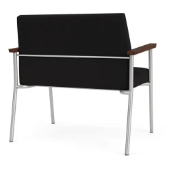 Uptown Bariatric Guest Chair with Solid Fabric Upholstery