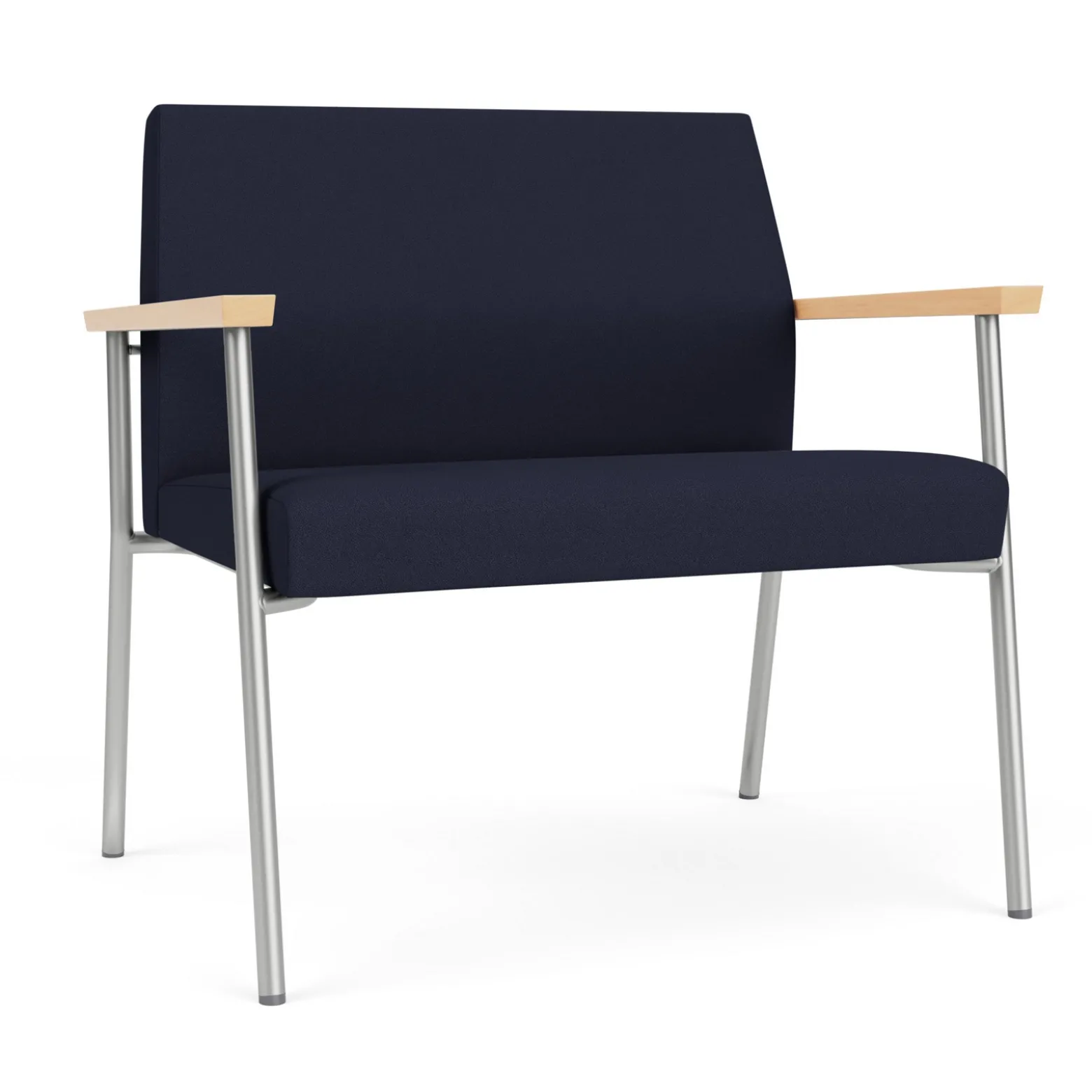 Uptown Bariatric Guest Chair with Solid Fabric Upholstery