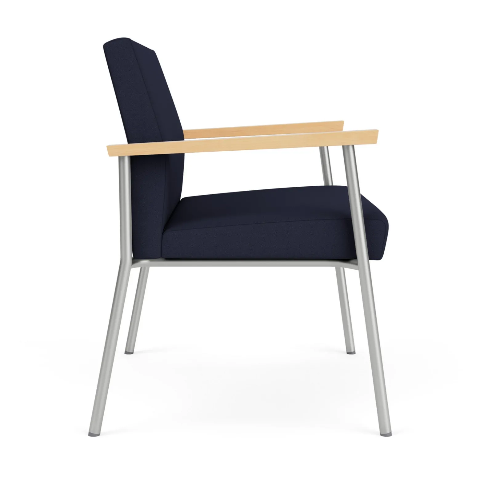 Uptown Bariatric Guest Chair with Solid Fabric Upholstery