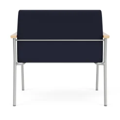 Uptown Bariatric Guest Chair with Solid Fabric Upholstery