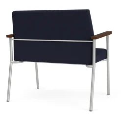 Uptown Bariatric Guest Chair with Solid Fabric Upholstery