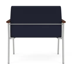 Uptown Bariatric Guest Chair with Solid Fabric Upholstery