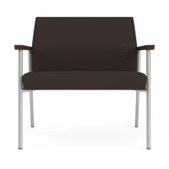 Uptown Bariatric Guest Chair with Solid Fabric Upholstery