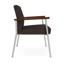 Uptown Bariatric Guest Chair with Solid Fabric Upholstery