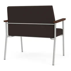 Uptown Bariatric Guest Chair with Solid Fabric Upholstery