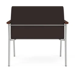 Uptown Bariatric Guest Chair with Solid Fabric Upholstery