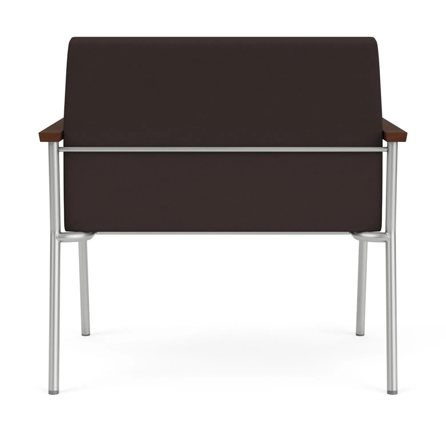 Uptown Bariatric Guest Chair with Solid Fabric Upholstery