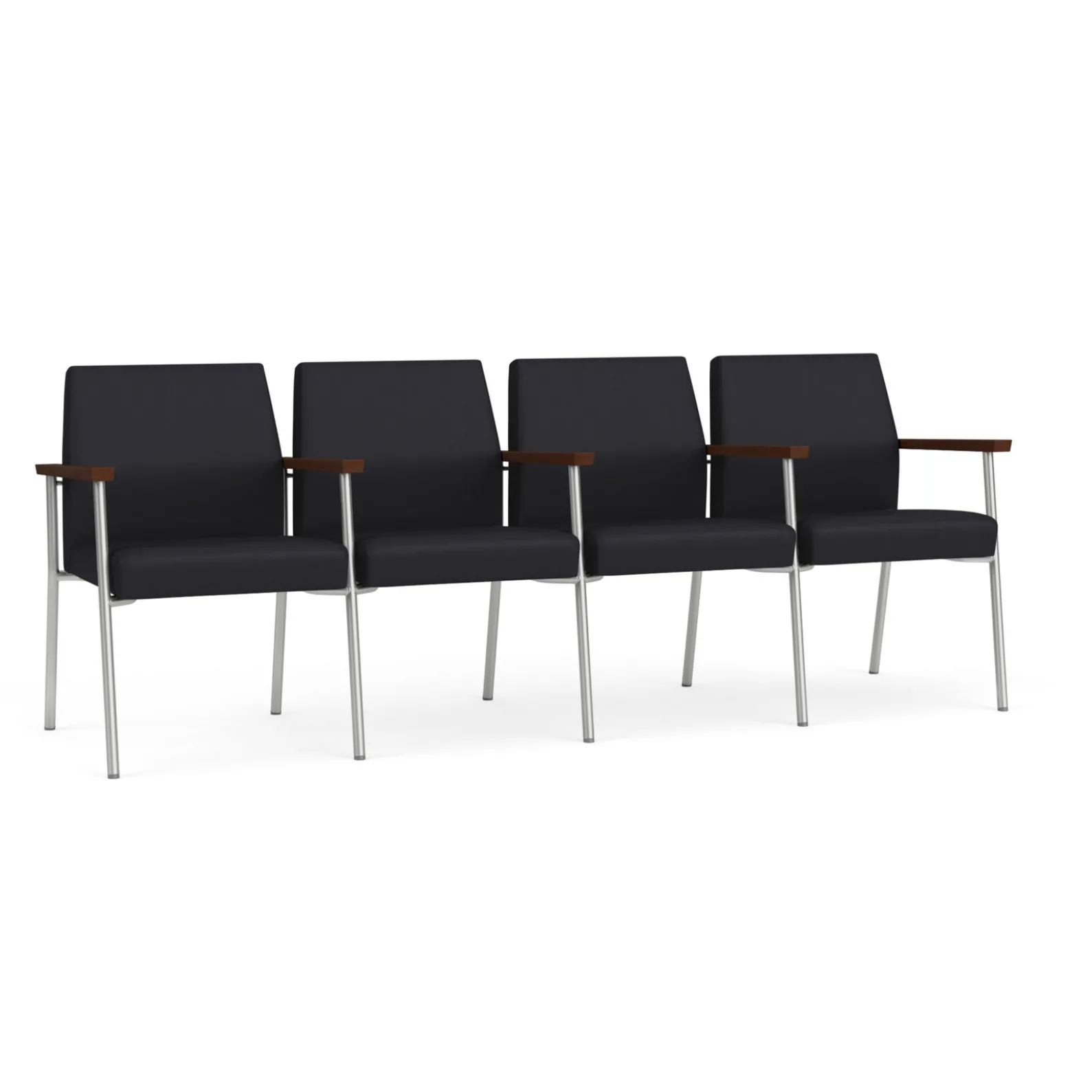 Uptown Four-Seater with Center Arms in Premium Upholstery
