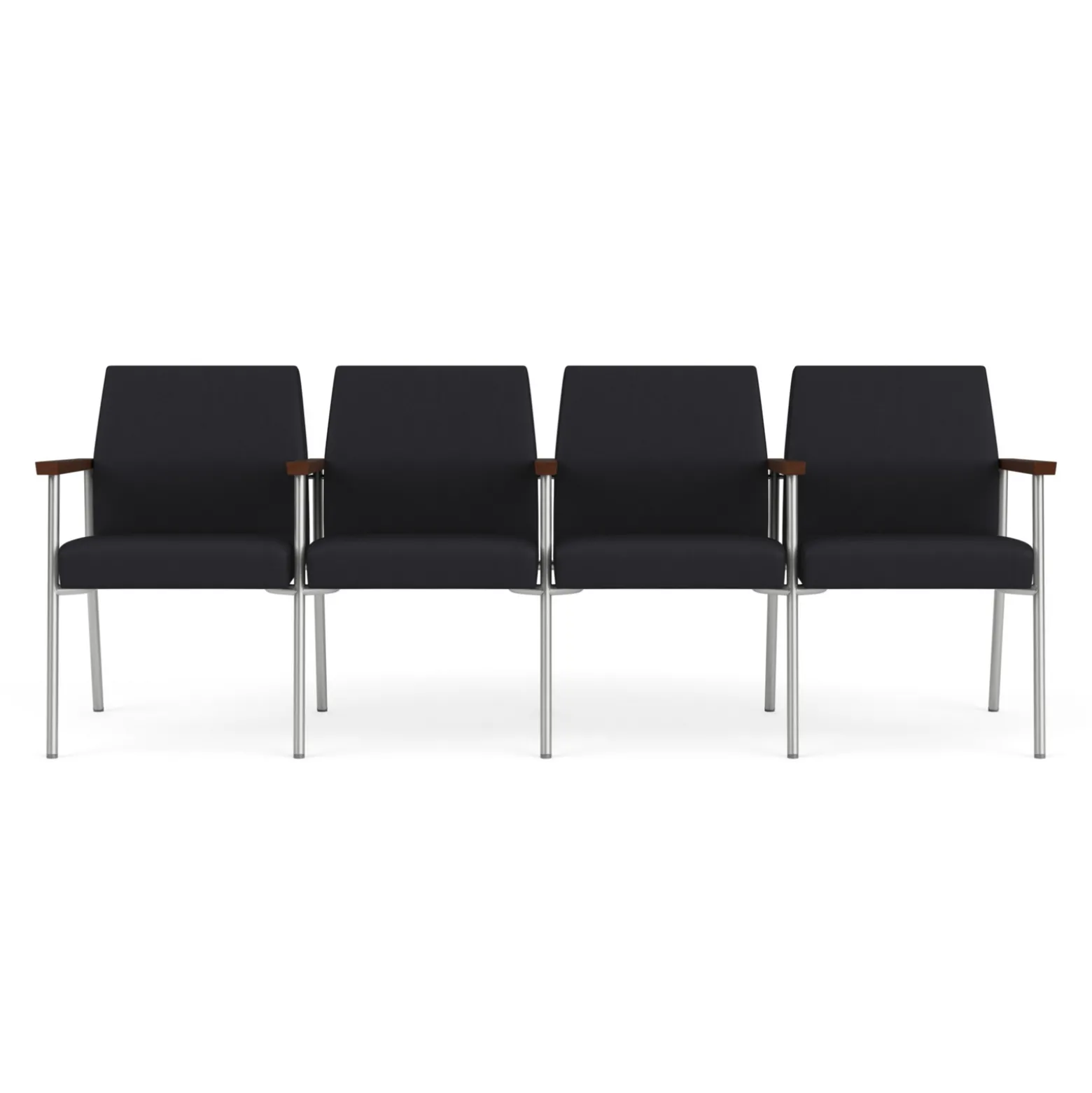 Uptown Four-Seater with Center Arms in Premium Upholstery