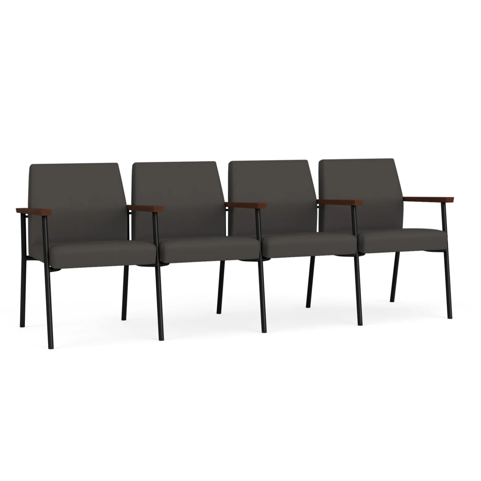 Uptown Four-Seater with Center Arms in Premium Upholstery