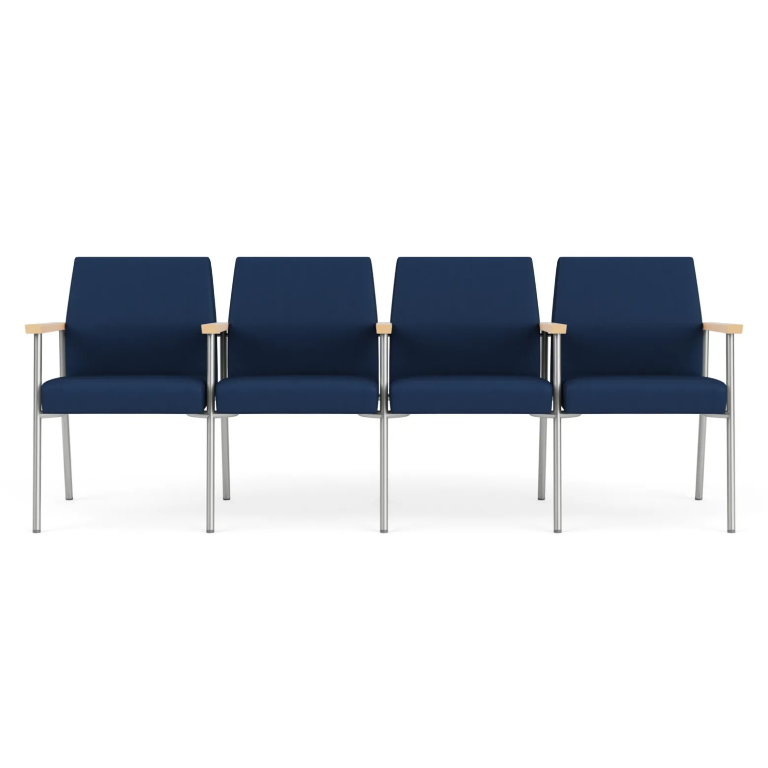 Uptown Four-Seater with Center Arms in Premium Upholstery
