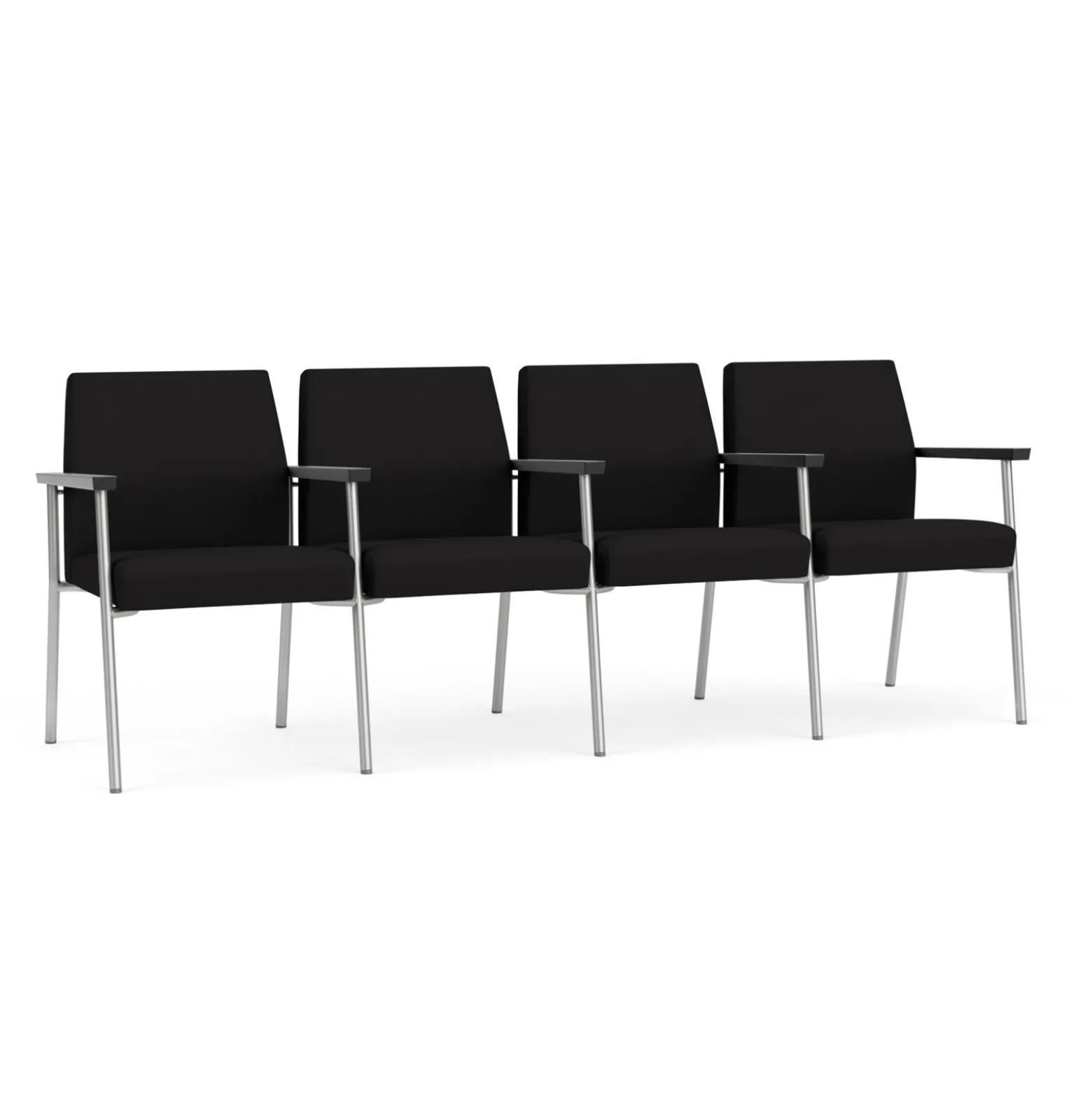 Uptown Four-Seater with Center Arms in Standard Fabric