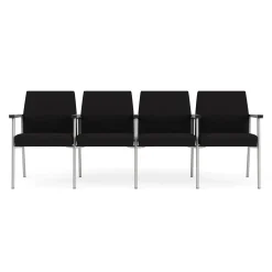 Uptown Four-Seater with Center Arms in Standard Fabric