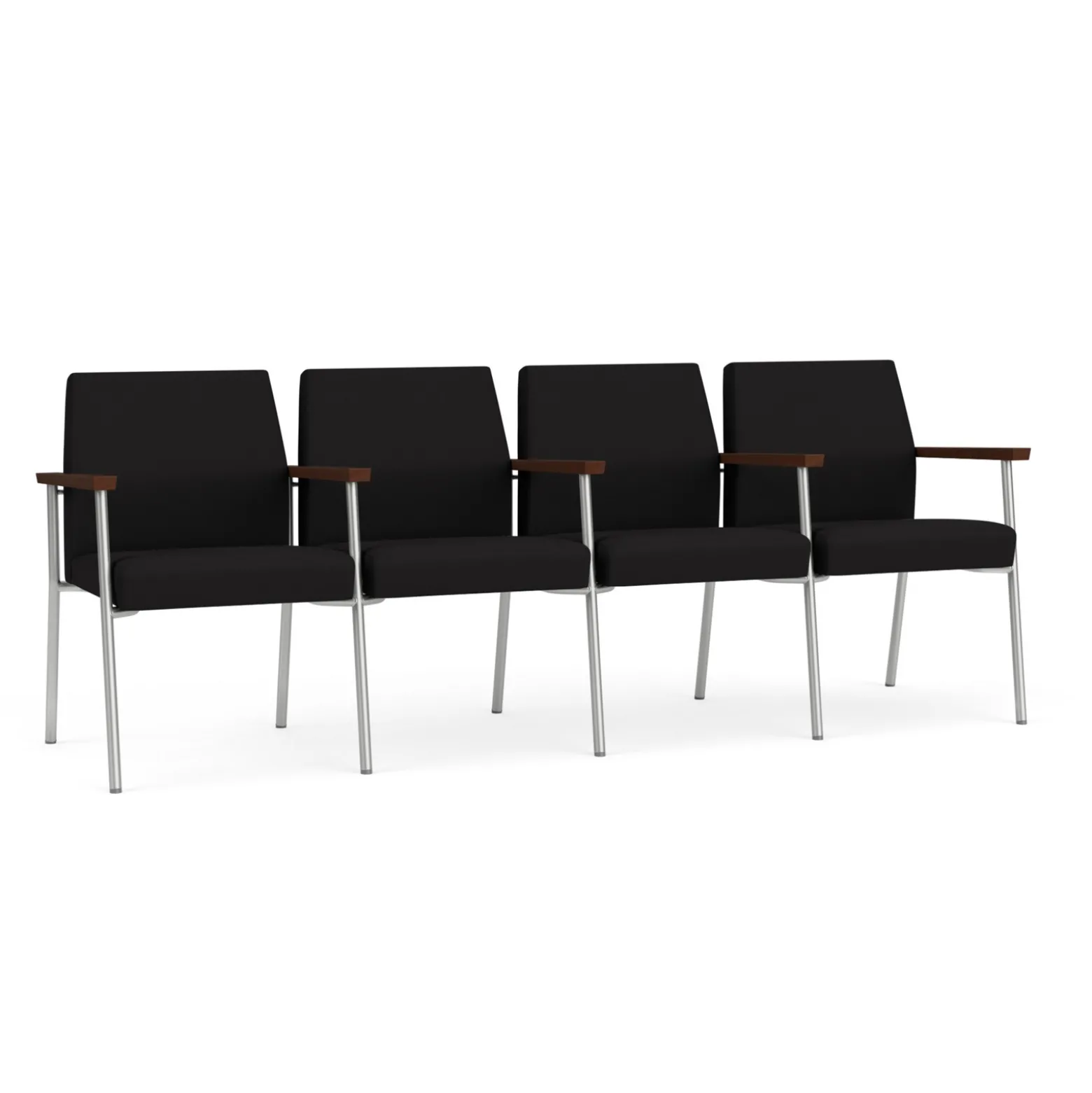 Uptown Four-Seater with Center Arms in Standard Fabric