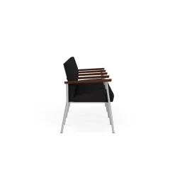 Uptown Four-Seater with Center Arms in Standard Fabric