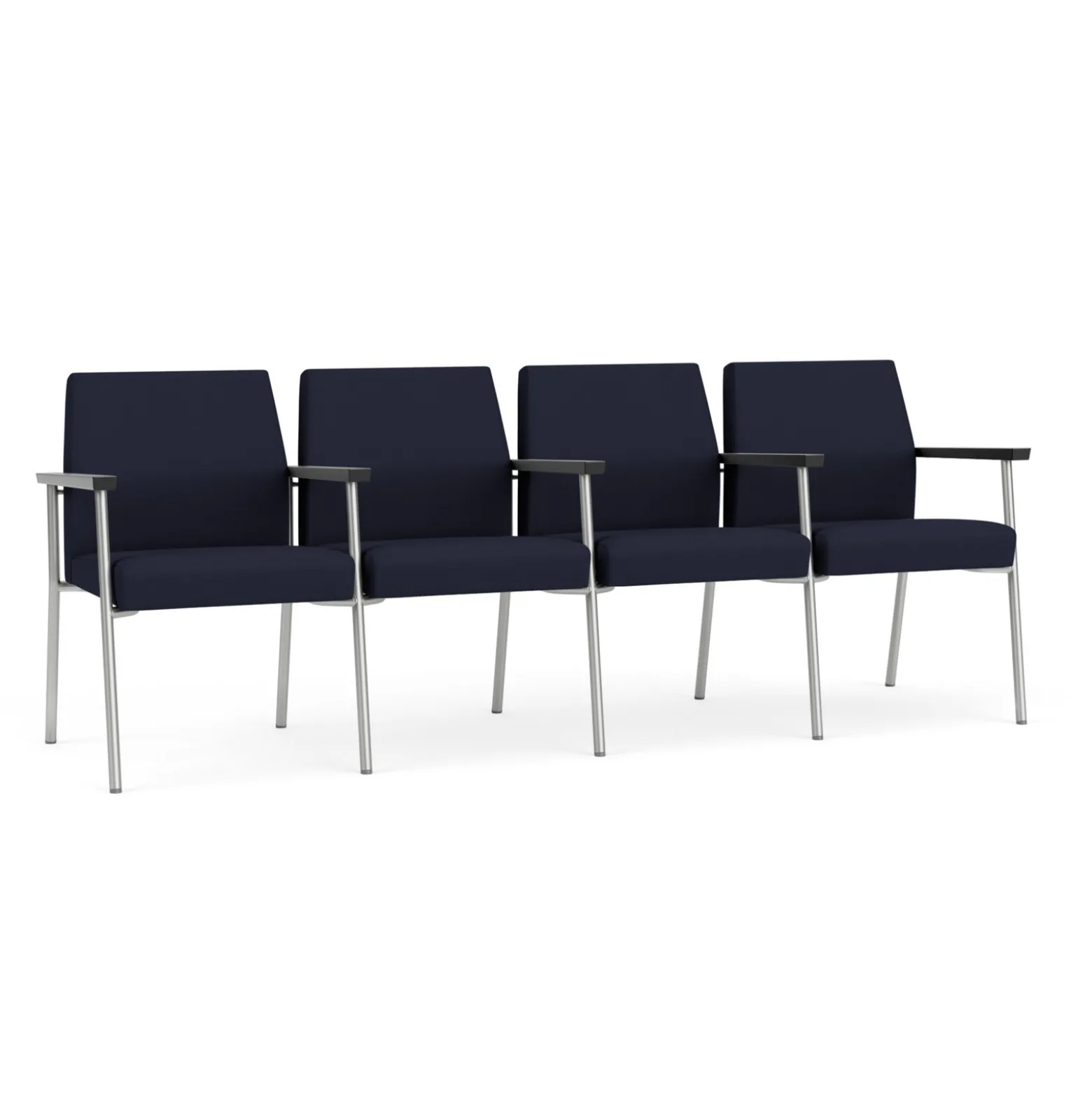 Uptown Four-Seater with Center Arms in Standard Fabric
