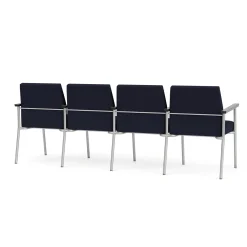 Uptown Four-Seater with Center Arms in Standard Fabric