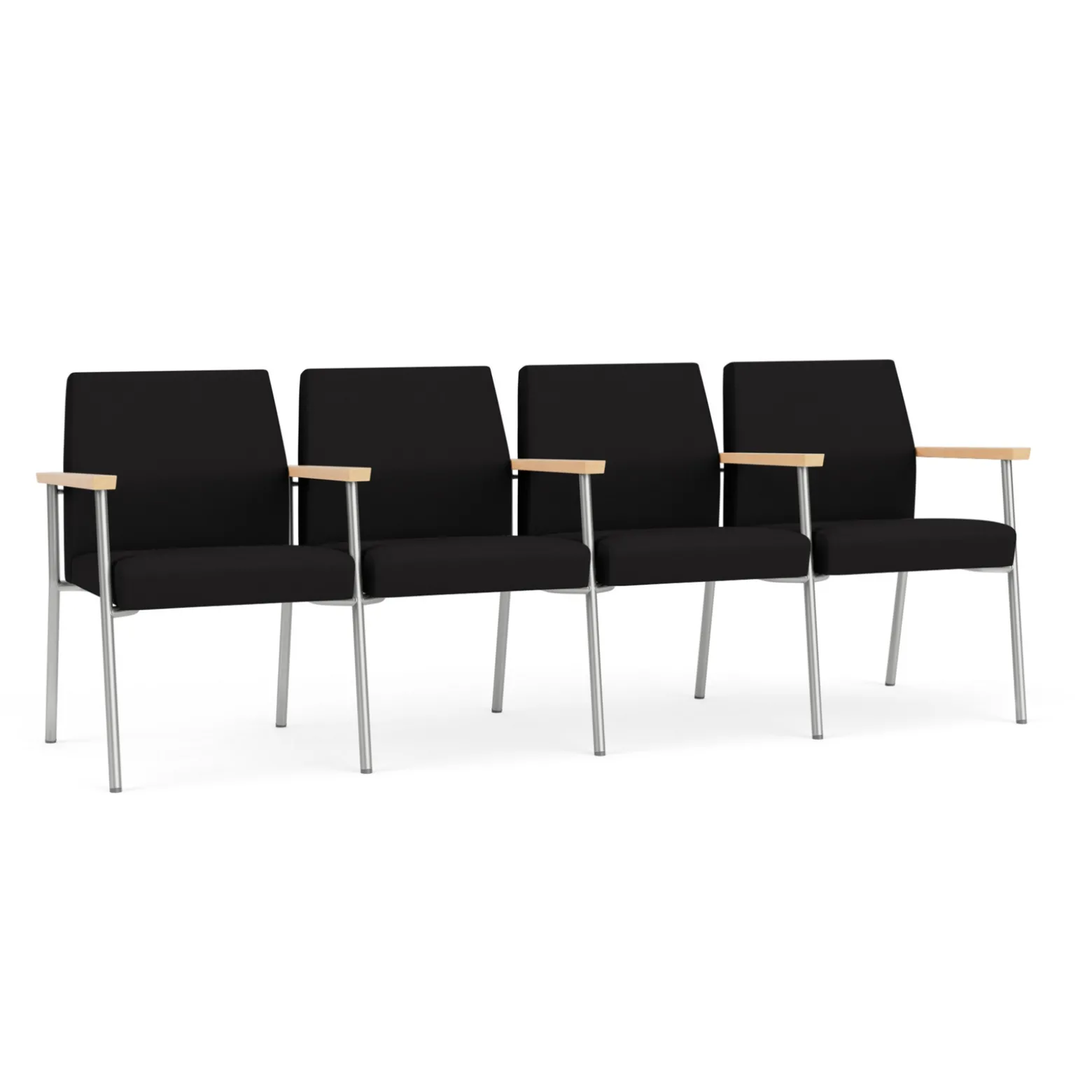Uptown Four-Seater with Center Arms in Standard Fabric