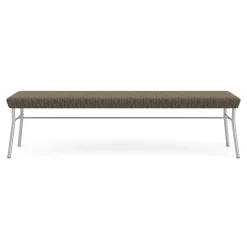Uptown Three-Seat Bench in Premium Upholstery