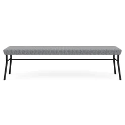 Uptown Three-Seat Bench in Premium Upholstery