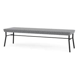 Uptown Three-Seat Bench in Premium Upholstery
