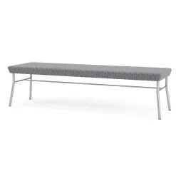Uptown Three-Seat Bench in Premium Upholstery