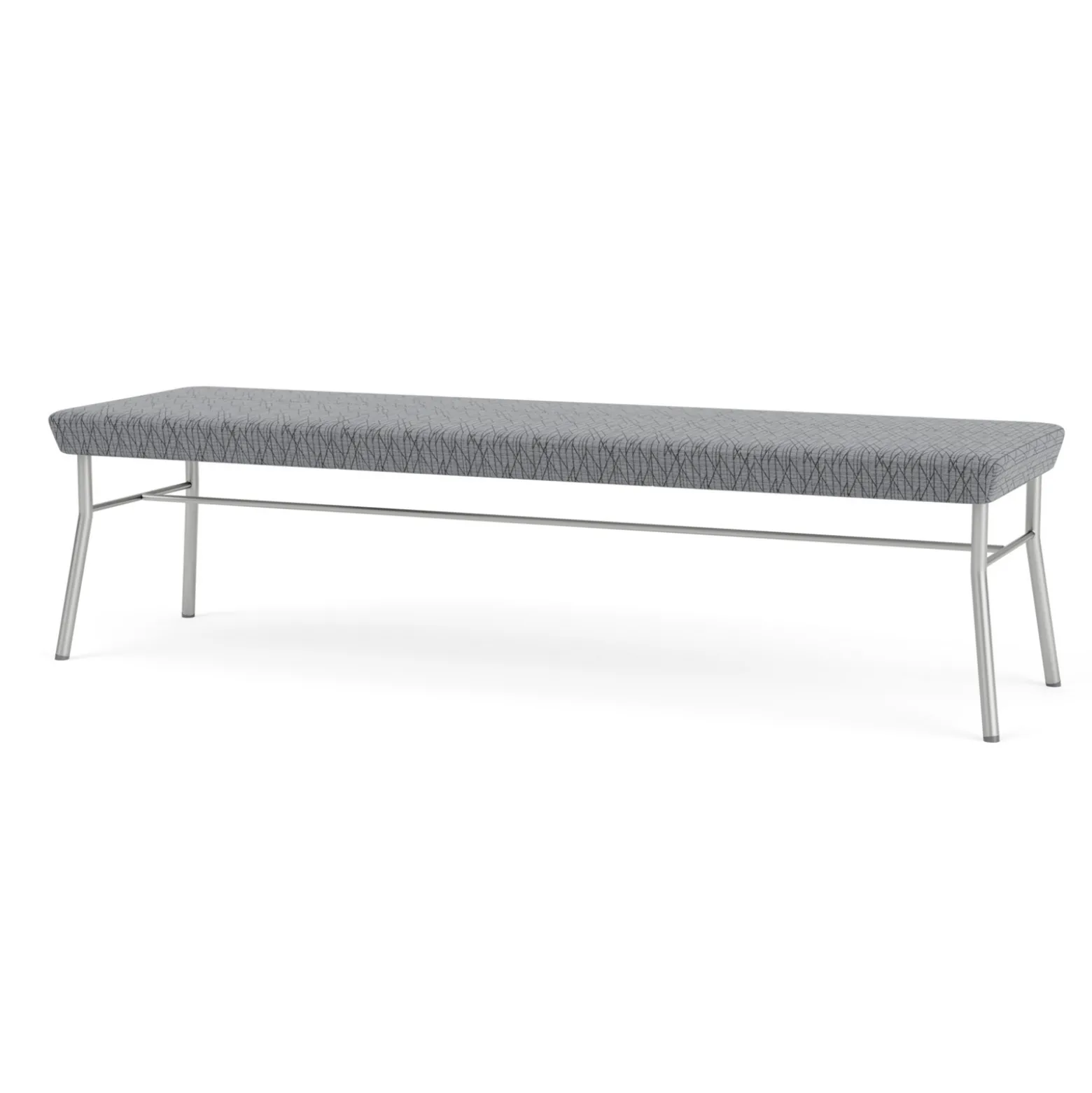 Uptown Three-Seat Bench in Premium Upholstery