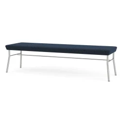 Uptown Three-Seat Bench in Premium Upholstery