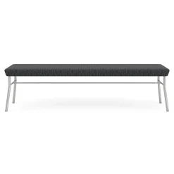 Uptown Three-Seat Bench in Premium Upholstery