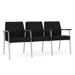 Uptown Three-Seater with Center Arms in Standard Fabric
