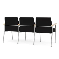 Uptown Three-Seater with Center Arms in Standard Fabric