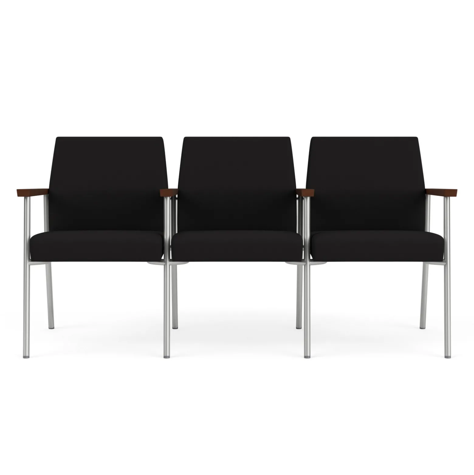 Uptown Three-Seater with Center Arms in Standard Fabric