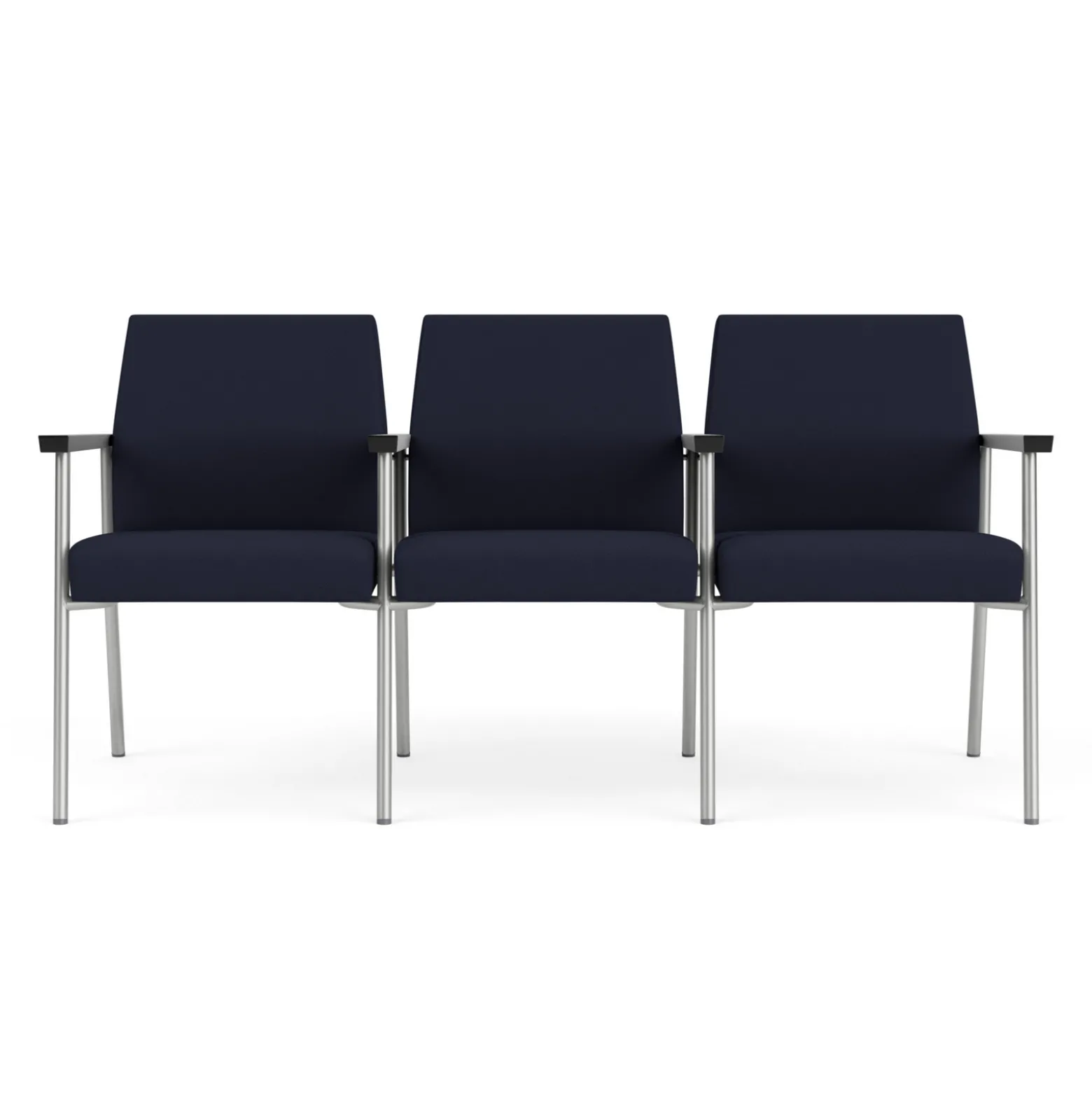 Uptown Three-Seater with Center Arms in Standard Fabric