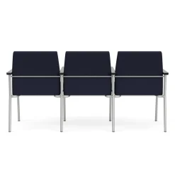 Uptown Three-Seater with Center Arms in Standard Fabric
